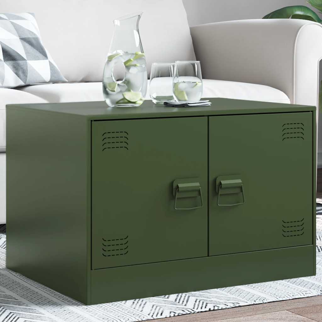 Mesa De Centro Acero 67X50X44 Cm