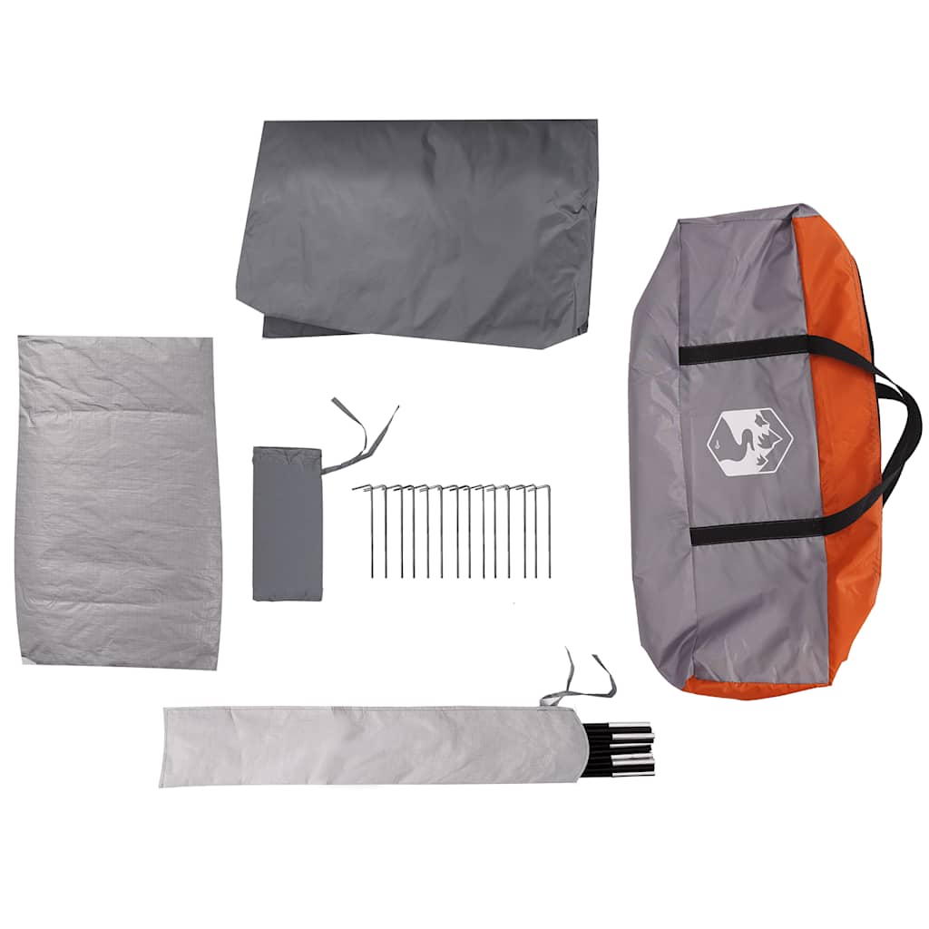 Tienda Familiar Tipi Para 8 Personas Impermeable Naranja