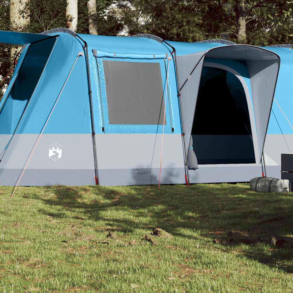 Tienda De Camping Con Túnel Impermeable Gris Naranja