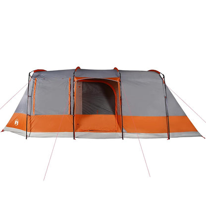Tienda De Camping Con Túnel Impermeable Gris Naranja