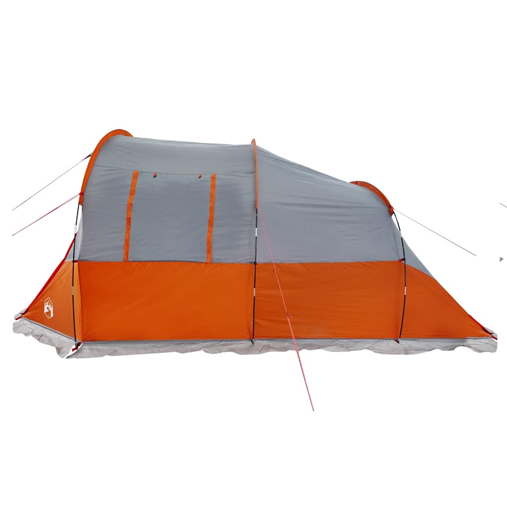 Tienda De Camping Con Túnel Impermeable Gris Naranja