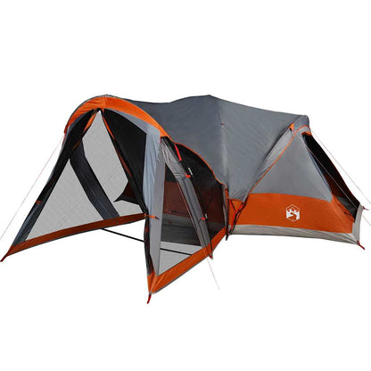 Tienda Familiar Tipi Para 8 Personas Impermeable Gris Naranja