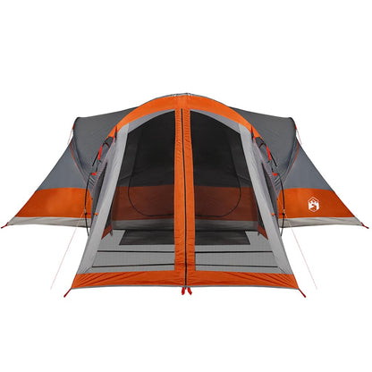 Tienda Familiar Tipi Para 8 Personas Impermeable Gris Naranja