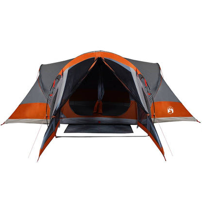 Tienda Familiar Tipi Para 8 Personas Impermeable Gris Naranja