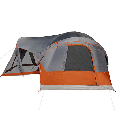 Tienda Familiar Tipi Para 8 Personas Impermeable Gris Naranja
