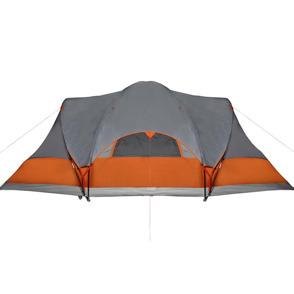 Tienda Familiar Tipi Para 8 Personas Impermeable Gris Naranja