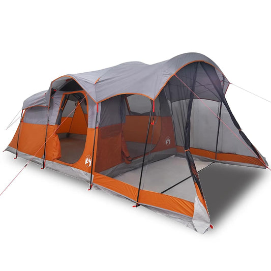 Tienda De Campaña Familiar Túnel 8 Personas Impermeable Naranja