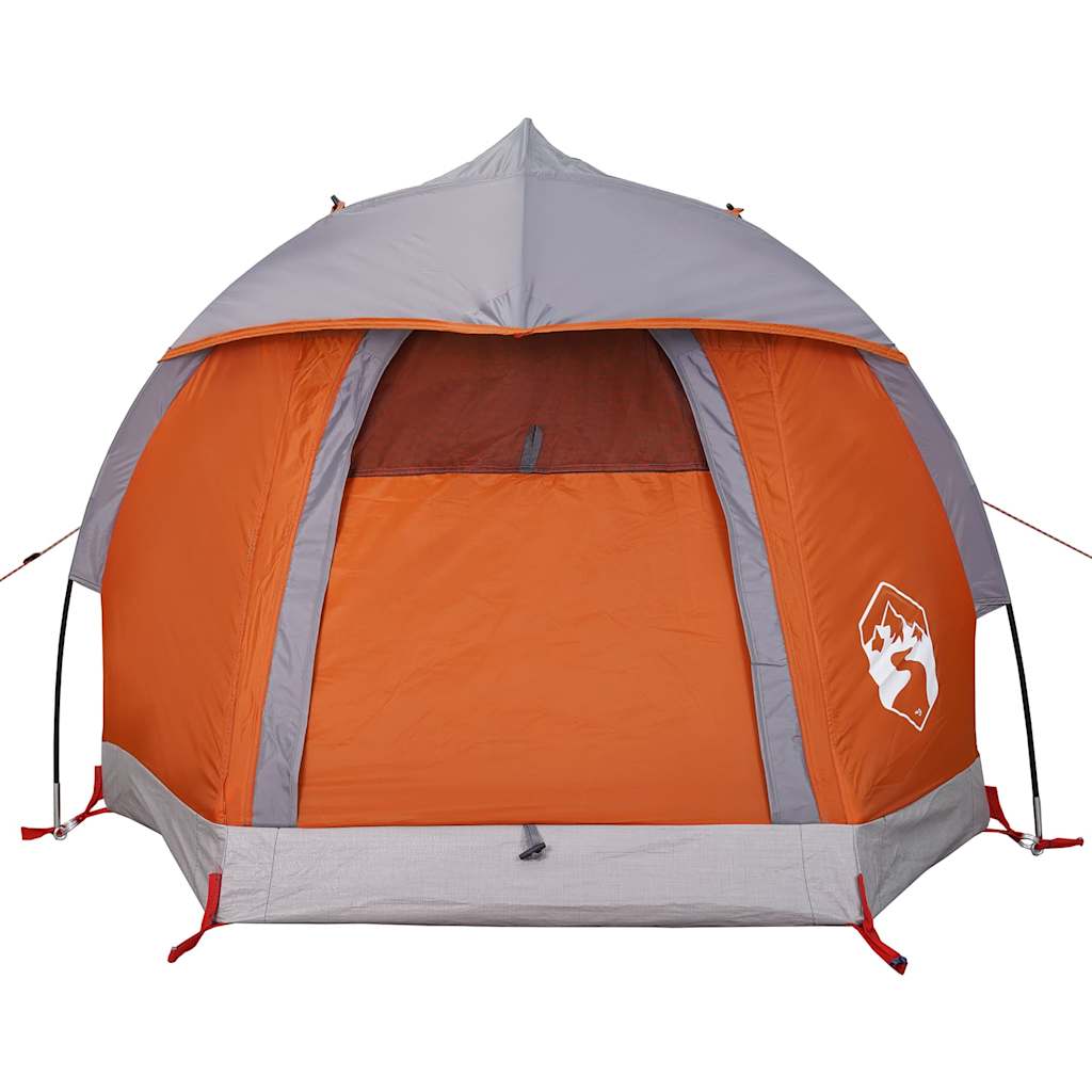Tienda De Campaña Iglú Para 1 Persona Impermeable Naranja