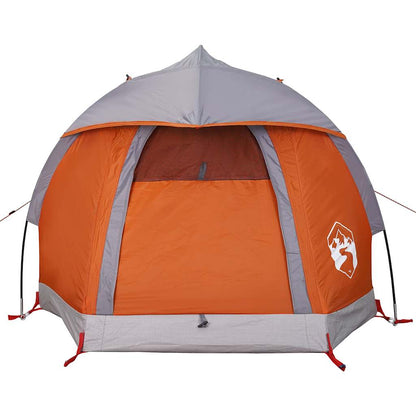 Tienda De Campaña Iglú Para 1 Persona Impermeable Naranja