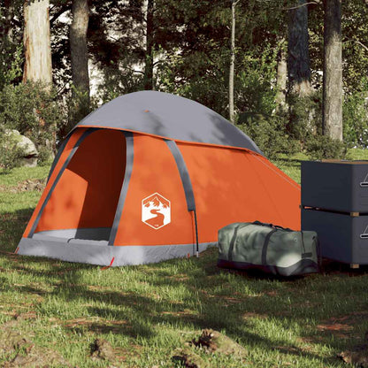 Tienda De Campaña Iglú Para 1 Persona Impermeable Naranja