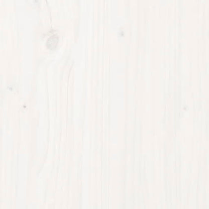 Estructura De Cama Sin Colchón Madera De Pino Blanca