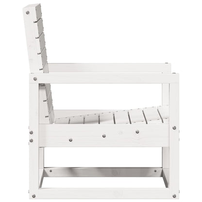 Silla De Jardín Madera Maciza De Pino 57,5X63X76 Cm