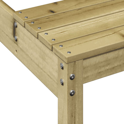 Mesa De Pícnic Madera Pino Impregnada 110X134X75 Cm