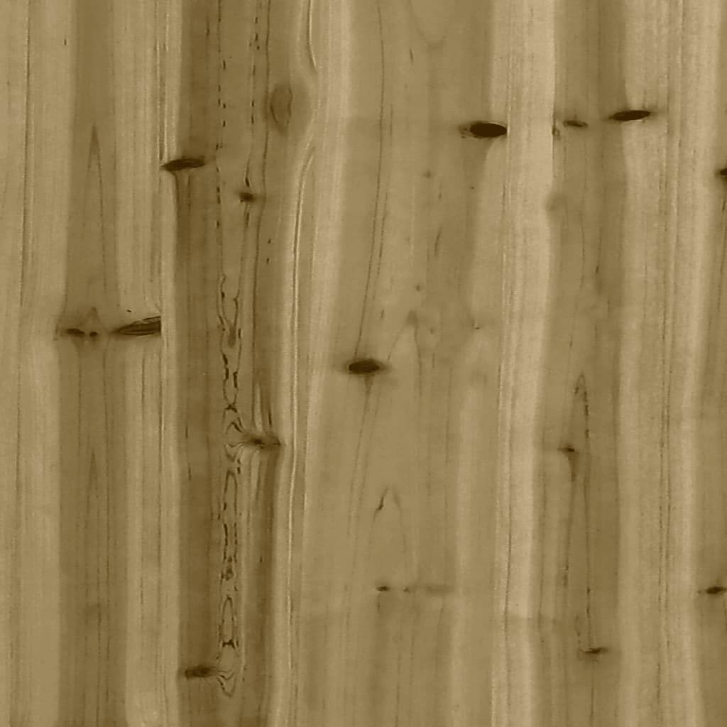 Mesa De Pícnic Madera Pino Impregnada 110X134X75 Cm