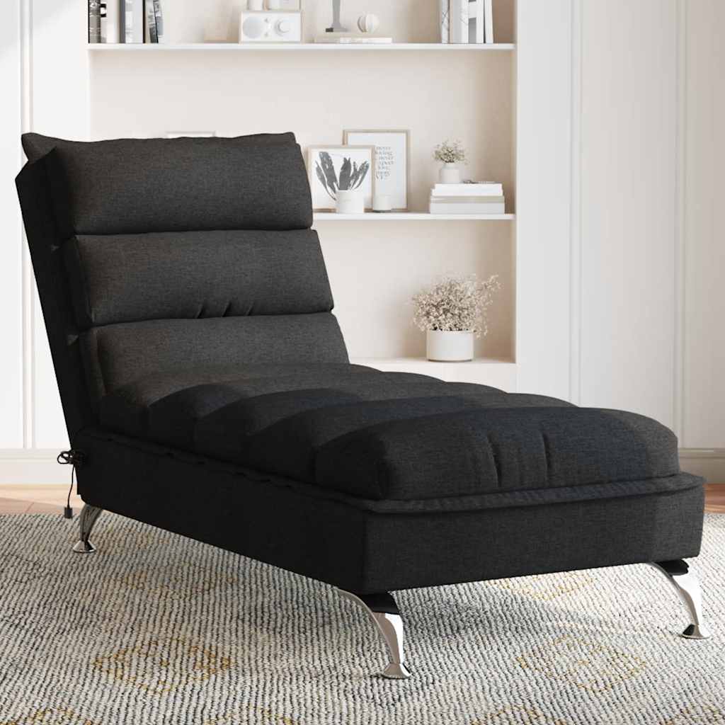 Sofá Diván Con Cojines Tela Gris Taupe