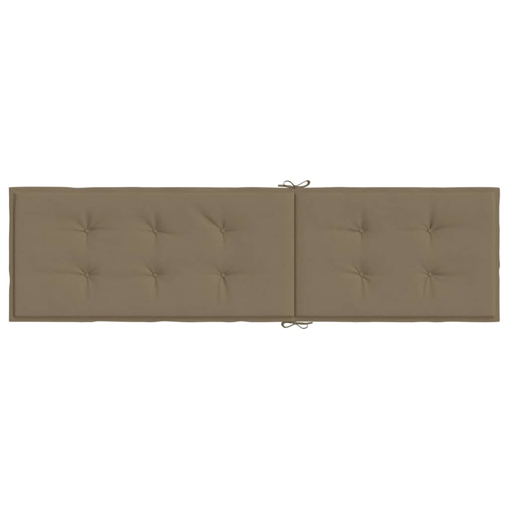 Cojín Para Tumbona Tela Gris Taupe Melange (75+105) X 50 X 4 Cm