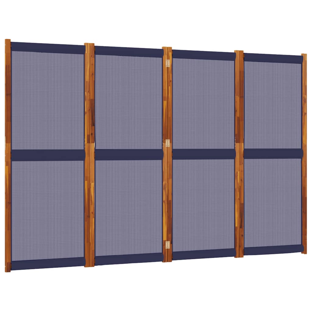Biombo Divisor De 4 Paneles