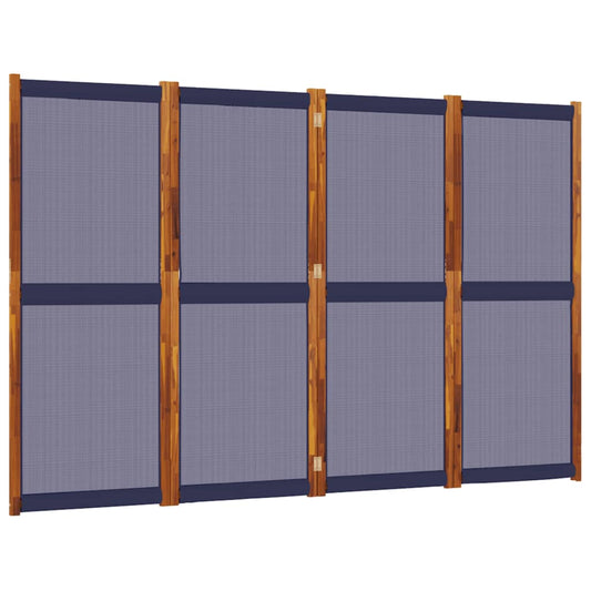 Biombo Divisor De 4 Paneles