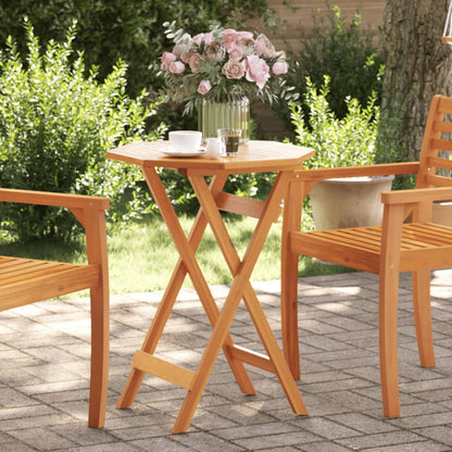 Mesa De Jardín Plegable Madera Maciza De Acacia Ø