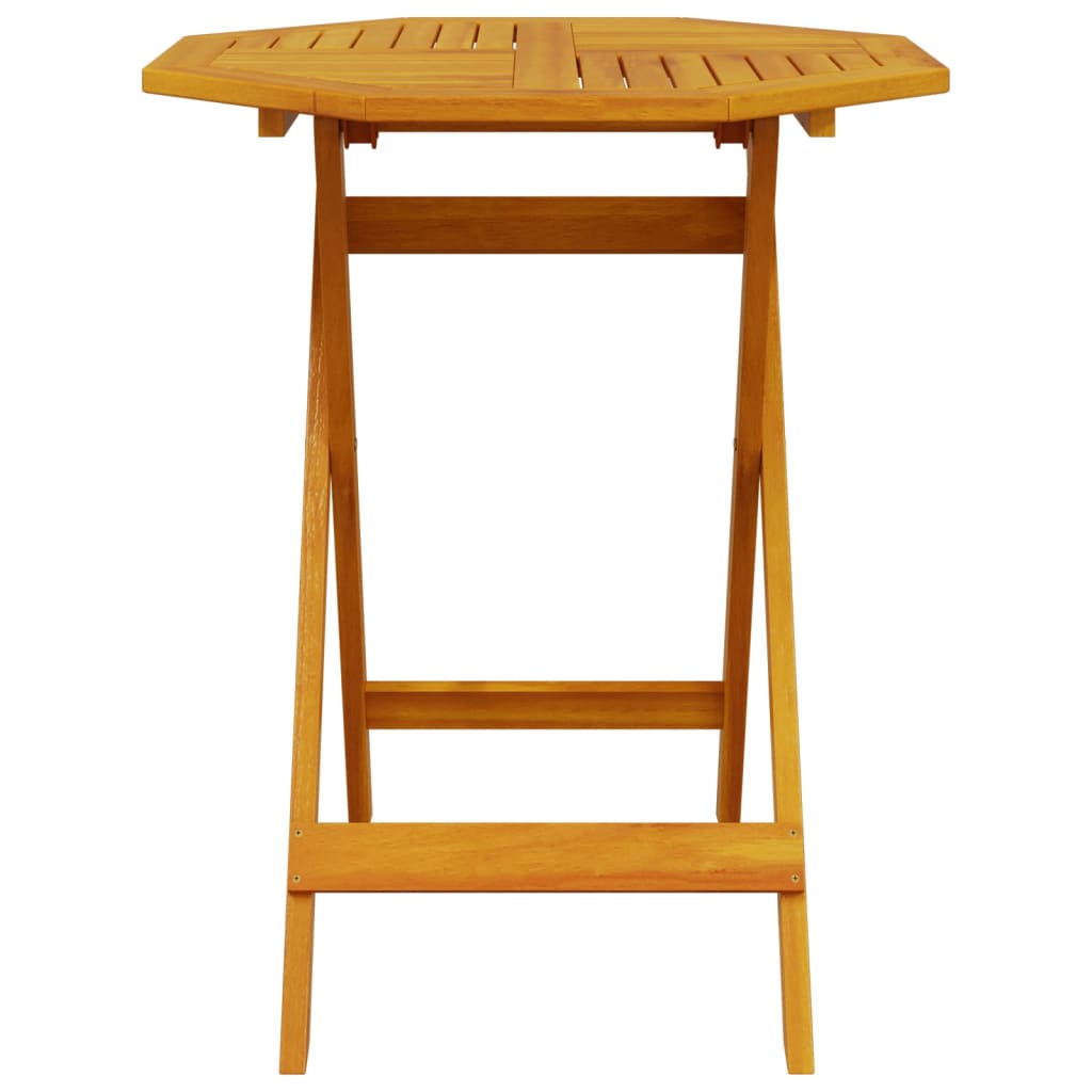 Mesa De Jardín Plegable Madera Maciza De Acacia Ø