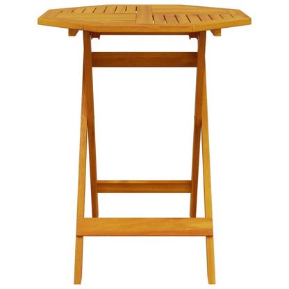 Mesa De Jardín Plegable Madera Maciza De Acacia Ø