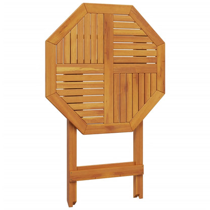 Mesa De Jardín Plegable Madera Maciza De Acacia Ø