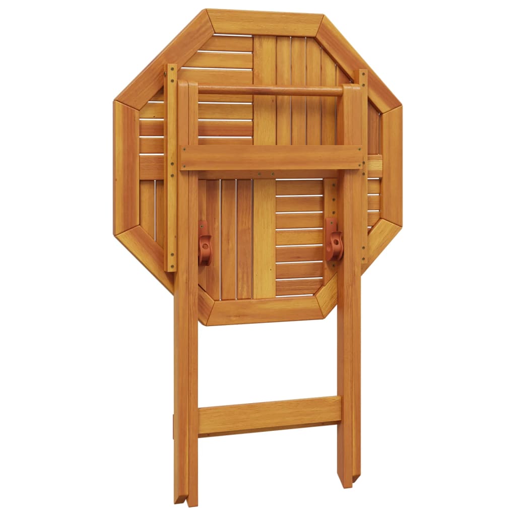 Mesa De Jardín Plegable Madera Maciza De Acacia Ø