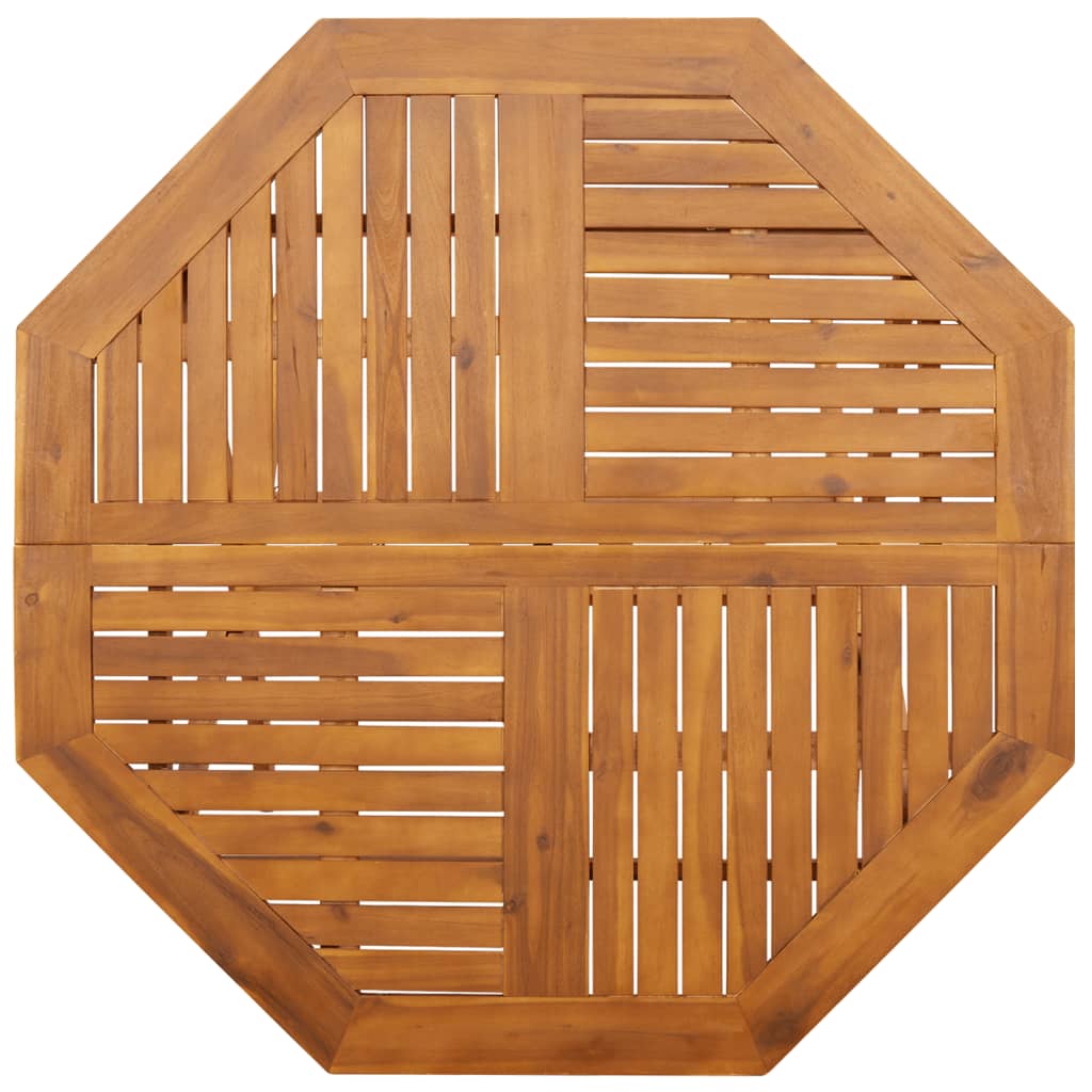 Mesa De Jardín Plegable Madera Maciza De Acacia Ø