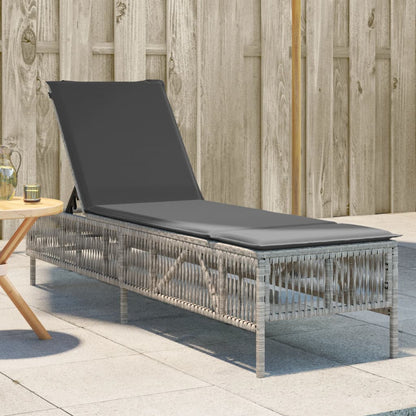 Tumbona Con Cojín Ratán Sintético