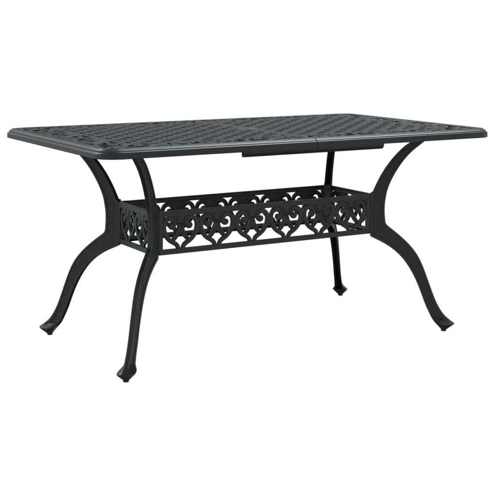 Mesa De Jardín Aluminio Fundido 150X90X72 Cm