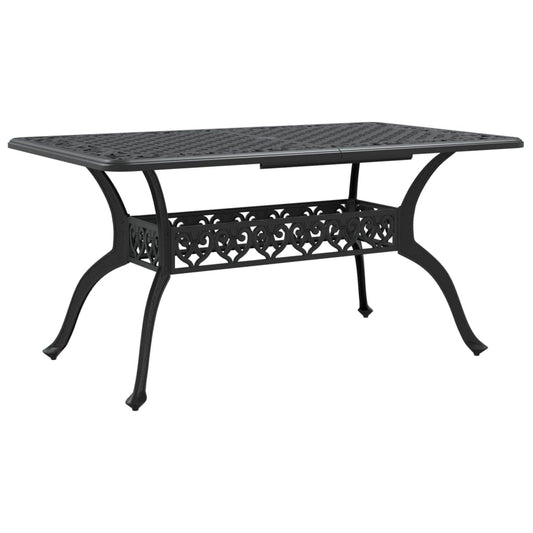 Mesa De Jardín Aluminio Fundido 150X90X72 Cm