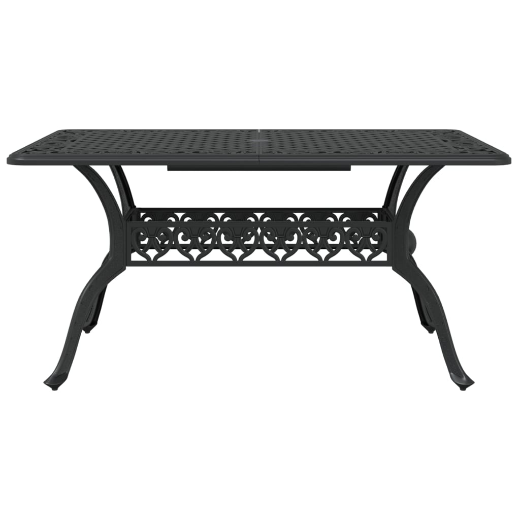 Mesa De Jardín Aluminio Fundido 150X90X72 Cm