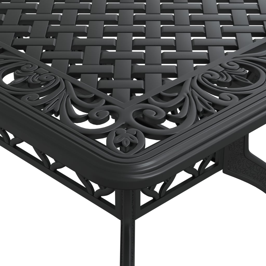 Mesa De Jardín Aluminio Fundido 150X90X72 Cm
