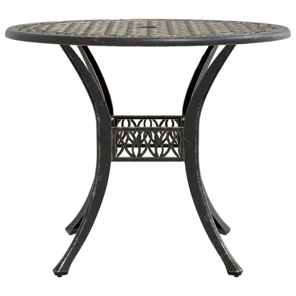 Mesa De Jardín Aluminio Fundido Ø90X75 Cm