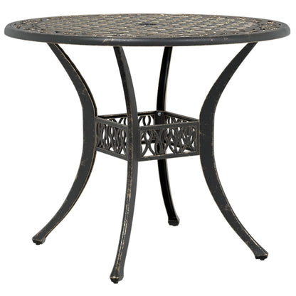 Mesa De Jardín Aluminio Fundido Ø90X75 Cm