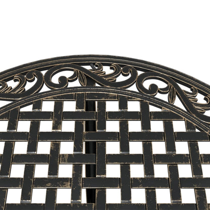 Mesa De Jardín Aluminio Fundido Ø90X75 Cm