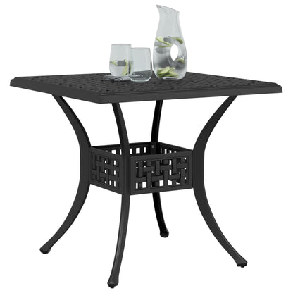 Mesa De Jardín Aluminio Fundido 80X80X75 Cm