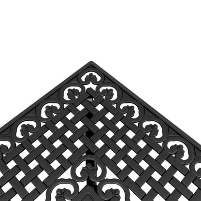 Mesa De Jardín Aluminio Fundido 80X80X75 Cm