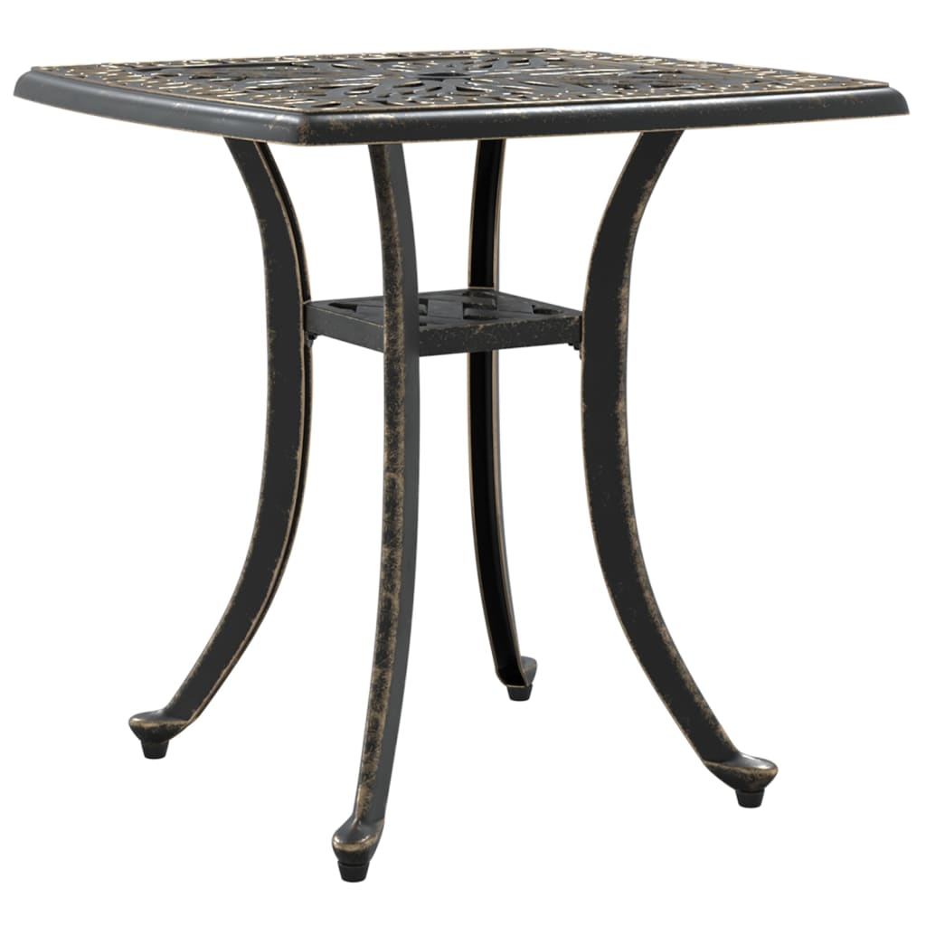 Mesa De Jardín Aluminio Fundido 53X53X53 Cm
