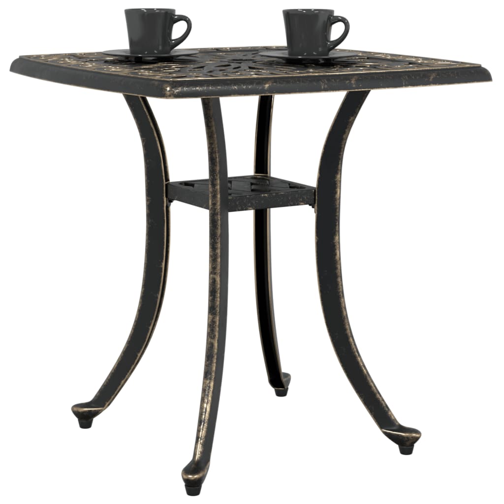 Mesa De Jardín Aluminio Fundido 53X53X53 Cm