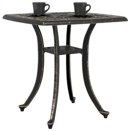 Mesa De Jardín Aluminio Fundido 53X53X53 Cm