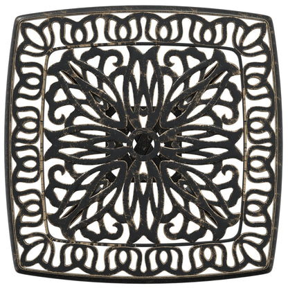 Mesa De Jardín Aluminio Fundido 53X53X53 Cm