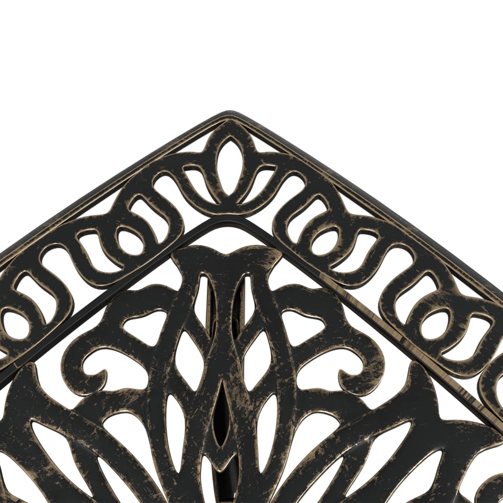 Mesa De Jardín Aluminio Fundido 53X53X53 Cm