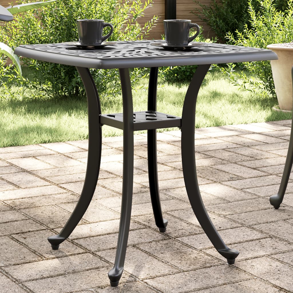 Mesa De Jardín Aluminio Fundido 53X53X53 Cm