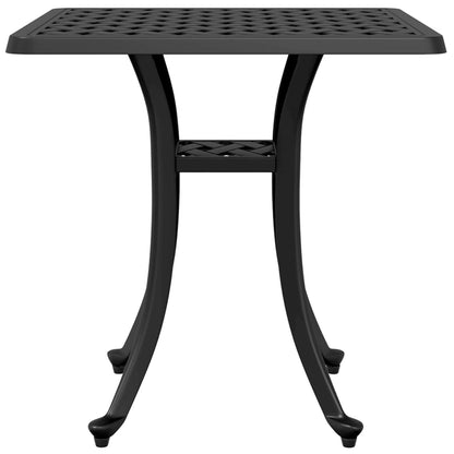 Mesa De Jardín Aluminio Fundido 80X80X75 Cm