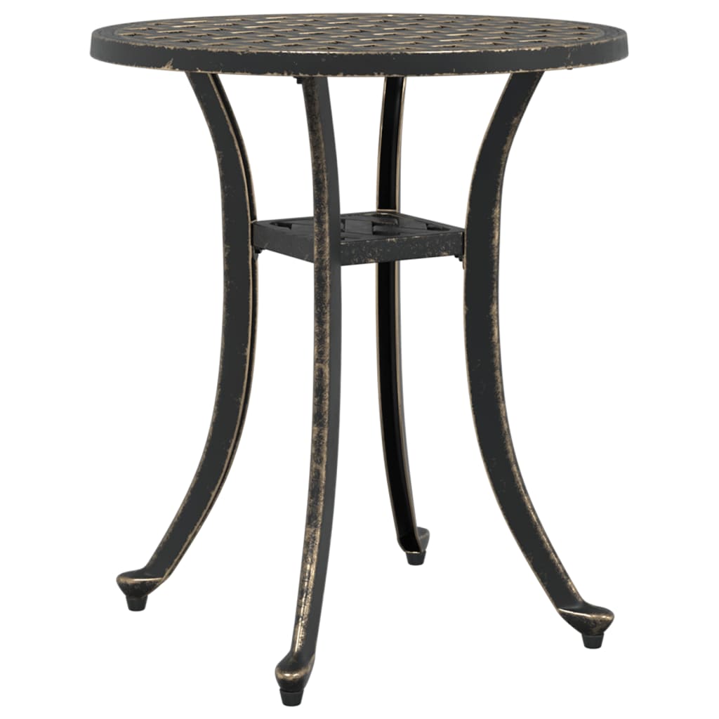 Mesa De Jardín Aluminio Fundido Ø48X53 Cm