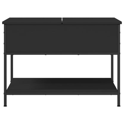 Mesa De Centro Madera De Ingeniería Y Metal 70X50X50 Cm