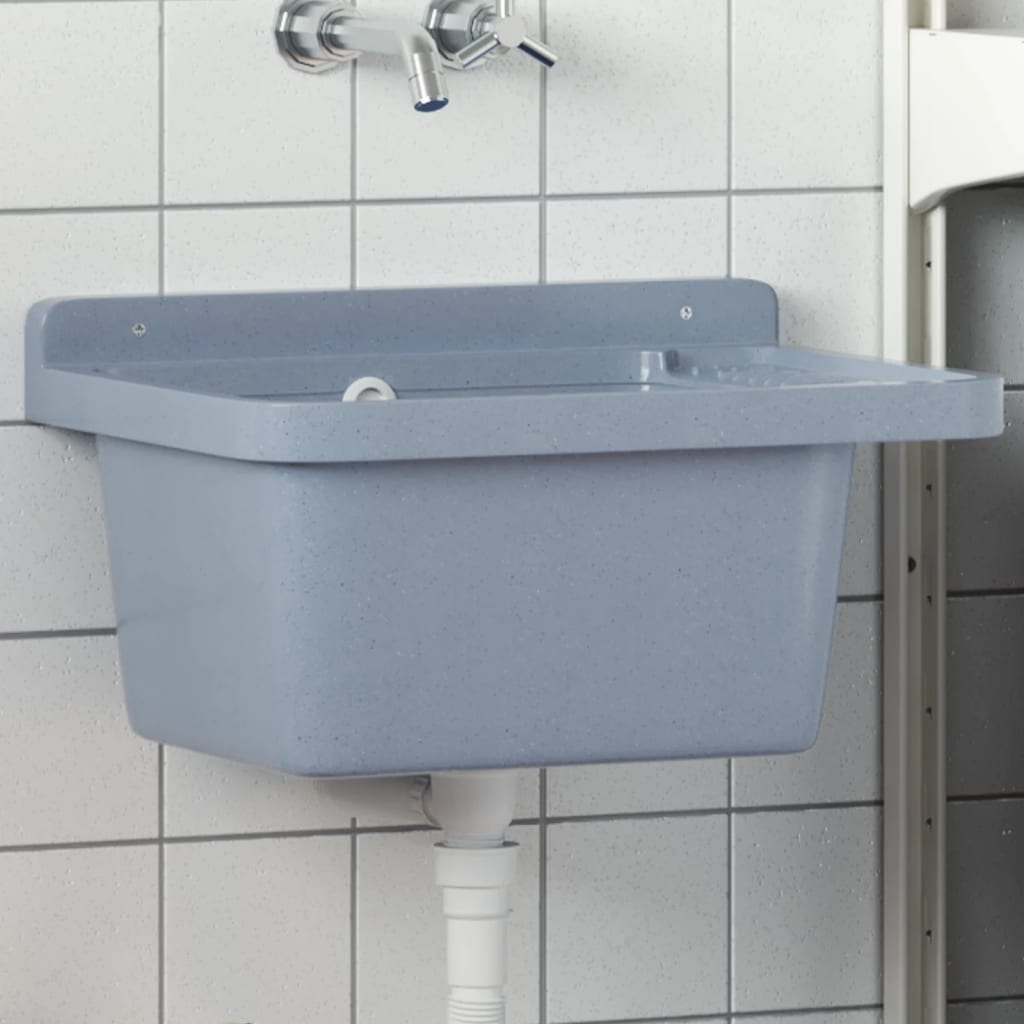 Fregadero Lavabo De Pared Resina