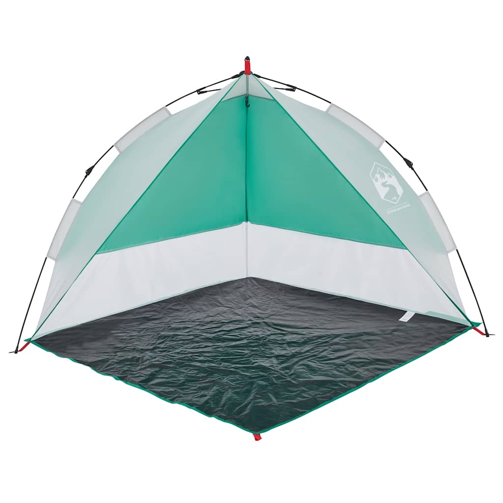 Tienda De Playa Impermeable Apertura Rápida Verde Agua