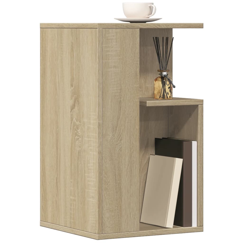 Mesa Auxiliar Madera De Ingeniería 35X35X60 Cm